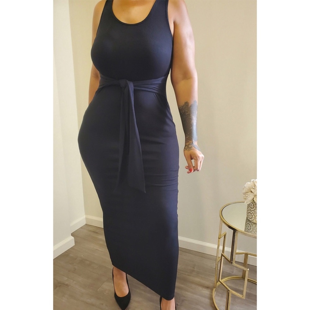 Tie Front Maxi Dress